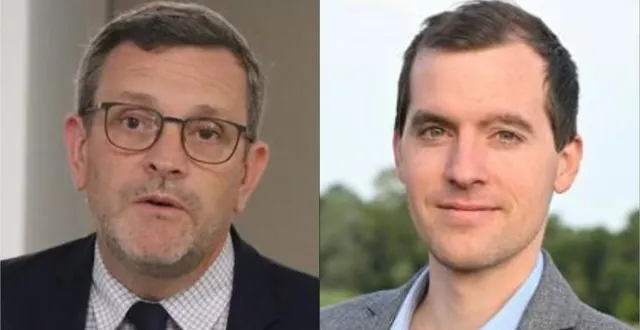 photo  philippe bolo (à gauche) sera opposé à guillaume jouanneau, candidat nupes.  &copy;  ouest-france 