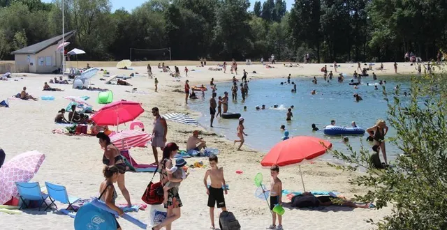 photo  en 2022, il y aura moins d’activités estivales à la base de loisirs de la gèmerie, à arnage, près du mans (sarthe).  &copy;  archives ouest-france 