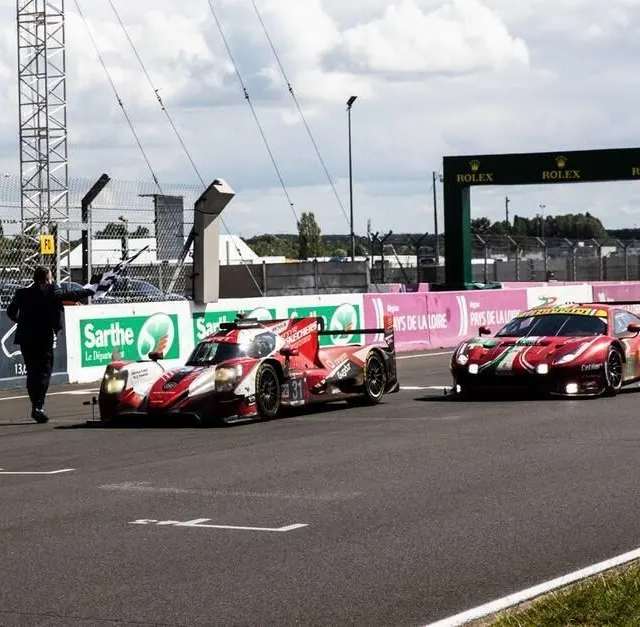 photo l’arrivée des 24 heures en 2021 avec patrick morisseau sur la piste.  ©  wrt