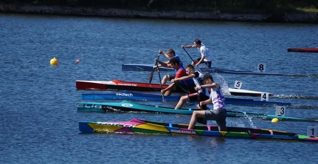 photo  au premier plan, vlad chevhuz pendant la compétition, ce week-end, à lorient.  &copy;  dr 