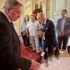 photo  ce mardi 14 juin 2022, le sommelier du sénat a dégusté et choisi deux vins sarthois pour sa carte. 