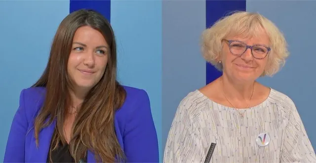 photo  julie delpech (ensemble !) fera face à ghislaine bonnet (nupes) au second tour des élections législatives dans la 1re circonscription de la sarthe.  &copy;  capture écran/lmtv sarthe 