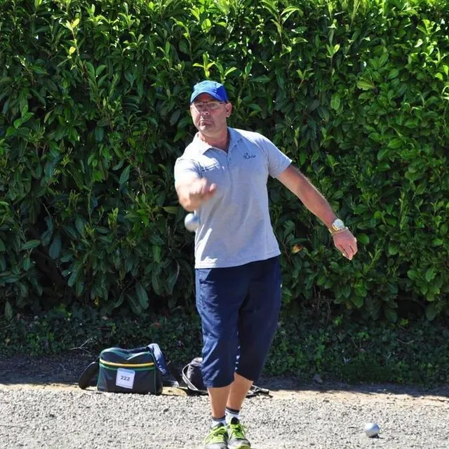 photo bruno rocher est un fidèle du régional de pétanque de la flèche.  ©  archives le maine libre