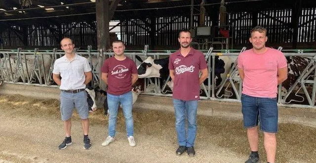 photo  vincent pousse, alexandre le barbier, philippe pousse et fabrice loiseau sont prêts à accueillir le public.  &copy;  le maine libre 