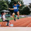 photo helliot vient de remporter la médaille de bronze en saut à longueur aux gymnasiades à caen. il a battu son record avec un saut de 5,17 m.