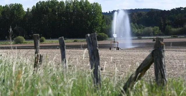 photo  des restrictions des usages de l’eau sont toujours en vigueur en sarthe, en ce 17 juin 2022, dans plusieurs secteurs.  &copy;  le courrier de l’ouest – josselin clair 
