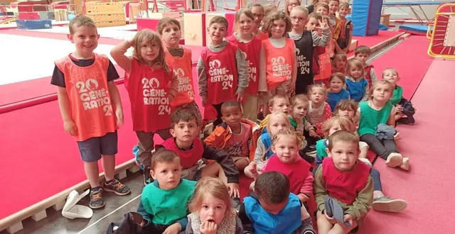 photo  les enfants prennent leur entraînement très au sérieux.  &copy;  le maine libre 