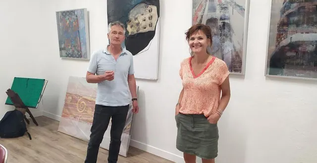 photo  le mans, juin 2022. marie-laure mallet-melchior et olivier de cayron ouvriront leur galerie au grand public en septembre.  &copy;  le maine libre 