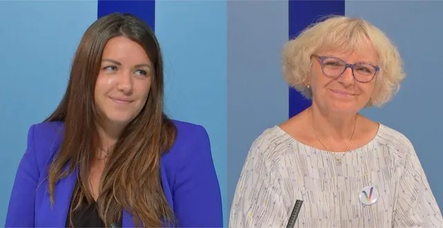 photo  julie delpech (ensemble !) et ghislaine bonnet (nupes).  &copy;  archives ouest-france 