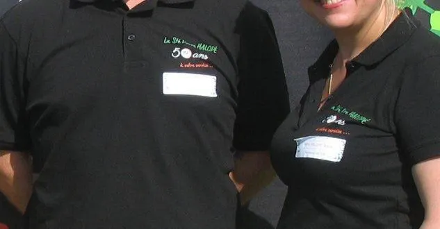 photo  pierre et marie halopé étaient heureux d’avoir réuni tous ceux avec qui ils travaillent. 