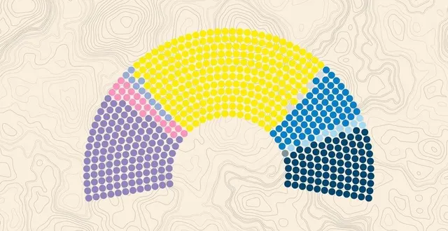 photo  la nouvelle composition de l’assemblée nationale, à l’issue du second tour des élections législatives de 2022, dimanche 19 juin.  &copy;  ouest-france 