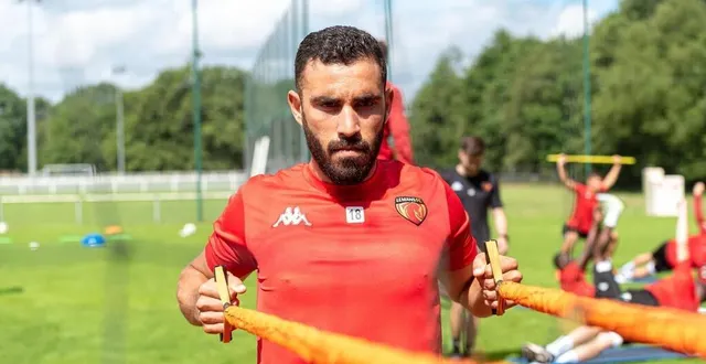 photo  hugo vargas-rios à l’entraînement, à l’été 2021.  &copy;  dominique breugnot 