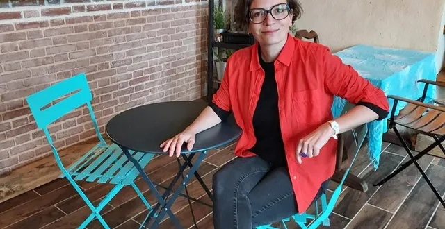 photo  françoise tartinville présente le résultat de son travail  &copy;  ouest-france 