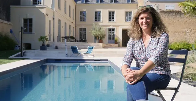 photo  aline tournet est à la tête des chambres d’hôtes les chambres de la varenne, en plein centre-ville de la flèche.  &copy;  le maine libre 