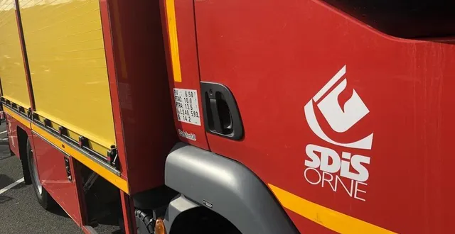 photo  les pompiers de l’orne sont intervenus jeudi 23 juin pour un accident à échauffour.  &copy;  ouest-france 