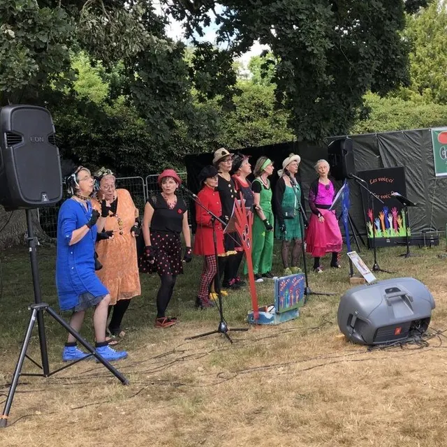 photo le groupe les voix-ci les voix-la s’est produit dans l’après-midi.  ©  ouest-france
