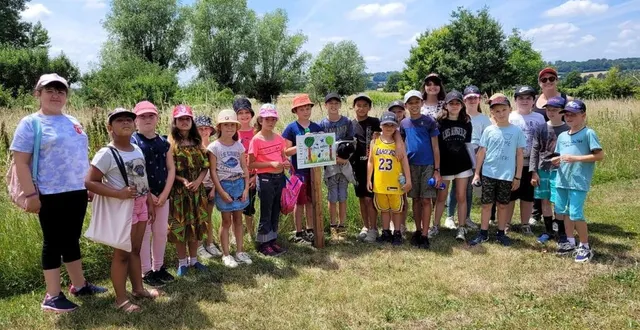 photo  les enfants d’avezé mobilisés pour la protection de la nature.  &copy;  mairie avezé 