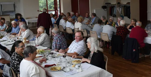 photo  les convives ont apprécié ce moment.  &copy;  le maine libre 