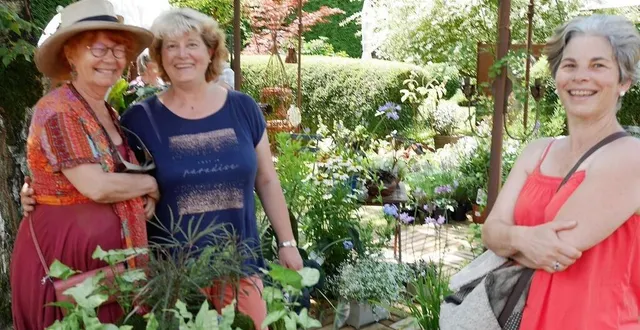 photo  la convivialité est de mise pour la journée matières et parterres.  &copy;  ouest-france 