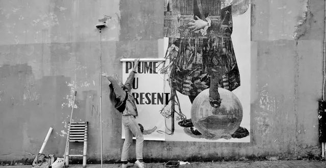 photo  madame colle ses humeurs et ses petits formats retirés en grands.  &copy;  thomas von wittich 