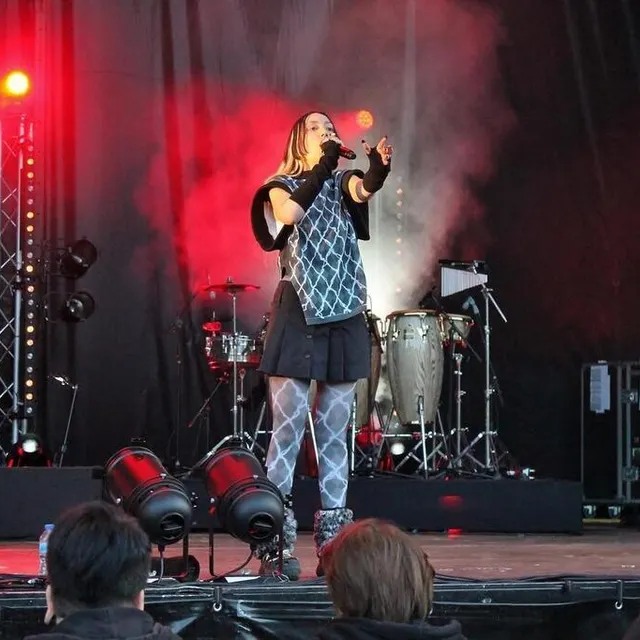 photo kalika avait la charge d’ouvrir le programme de ce premier festival pop au parc.  ©  ouest-france