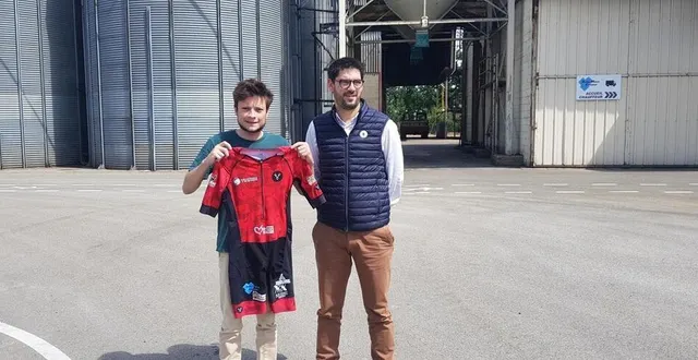 photo  alexandre allain et sylvain guiardière, patron d’amc, sur le site de sablé, mardi 28 juin 2022.  &copy;  ouest france 