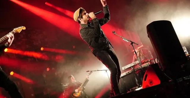 photo  gauvain sers était la tête d’affiche de la première édition du festival pop au parc à sablé-sur-sarthe, ce samedi 2 juillet 2022.  &copy;  le maine libre 