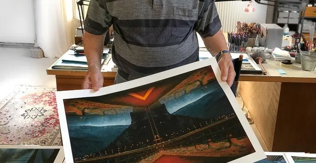 photo  les oeuvres de bernard bruges-renard, invité d'honneur.  &copy;  ouest-france 