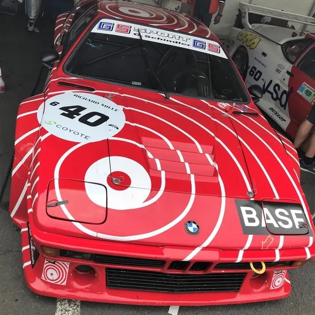 photo la déco basf d’une bmw m1.  ©  ouest-france