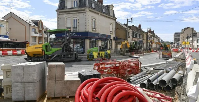 photo  l’avenue louis-cordelet sera fermée trois jours consécutifs en journée fin juillet 2022.  &copy;  archives le maine libre / yvon loué 