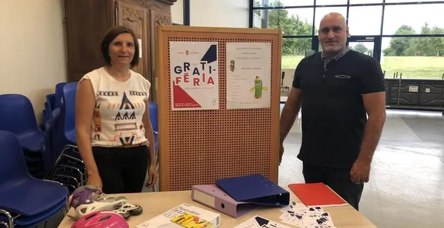 photo  sylvie lermier et bakhta adrose, organisateurs de la gratiferia.  &copy;  ouest-france 