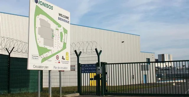 photo  l’entrée du site sabolien de ionisos, dans la zone d’activité de l’aubrée, ici en octobre 2021.  &copy;  archives ouest-france 