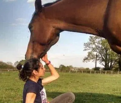 photo  le centre social propose une rencontre avec mathildecarmona, équithérapeute.  &copy;  mathilde carmona 