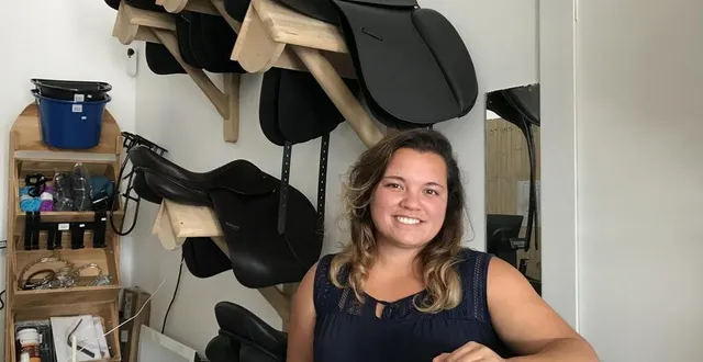 photo  mélissa tran duc, 25 ans, est la gérante de la nouvelle sellerie feel horse installée rue lazare-carnot.  &copy;  ouest-france 