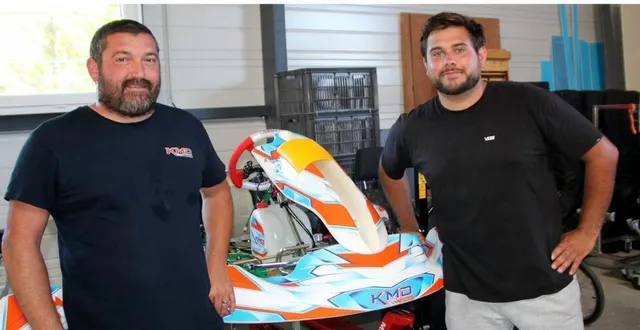 photo  jean-marie chauvel et jules alfonso, à la tête de kurb racing.  &copy;  le maine libre 