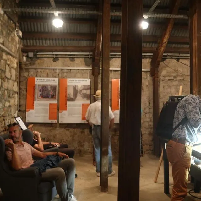 photo à l’intérieur de la tour du gros pilier.  ©  le maine libre