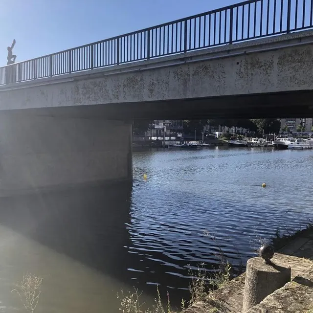 photo le corps flottait à cet endroit.  ©  le maine libre