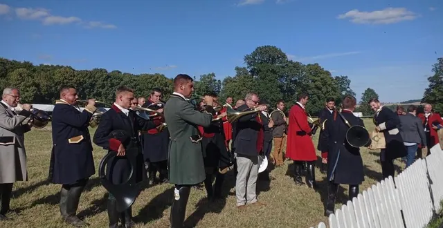 photo  remise des récompenses open de trompes, fête de la chasse saint-symphorien, dimanche 3 juillet 2022.  &copy;  ouest-france 