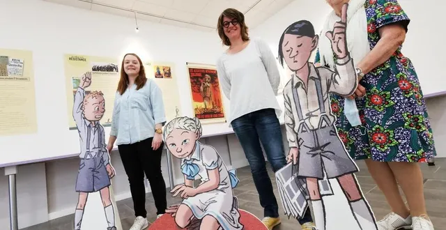 photo  l’exposition « les enfants de la résistance » est un grand succès au crrl.  &copy;  archives co 