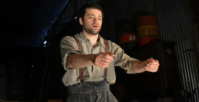 photo  raphaël setty s’approprie le rôle de panturle avec force et tendresse.  &copy;  ouest-france 