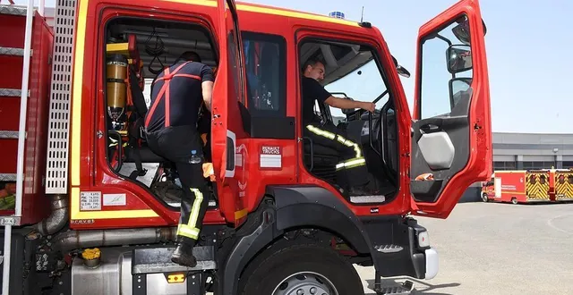 photo  pour chacune de ces interventions, les pompiers ont dû mobiliser quatre camions, en raison du classement en « risque sévère ».  &copy;  photo d’illustration archives co 