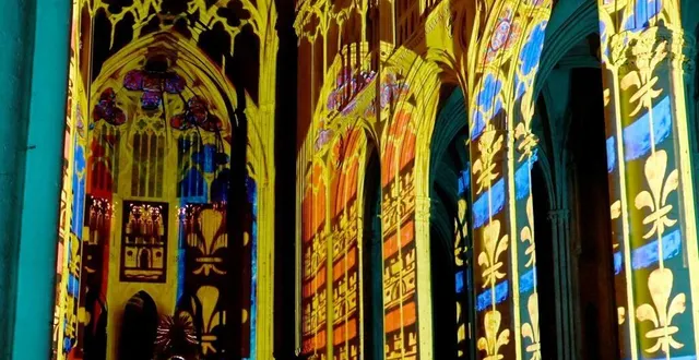 photo  le spectacle musilumières à la cathédrale de notre-dame-de-sées. le samedi 16 juillet 2022.  &copy;  ouest-france 