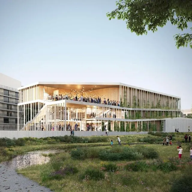 photo le futur chabada se déploiera sur 3 000 m² de surface utile et 3 900 m² de plancher.  ©  hérault arnod architectures