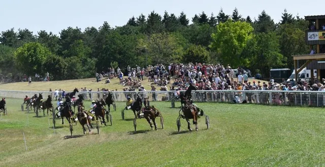 photo  des courses disputées sous un soleil de plomb  &copy;  le maine libre 