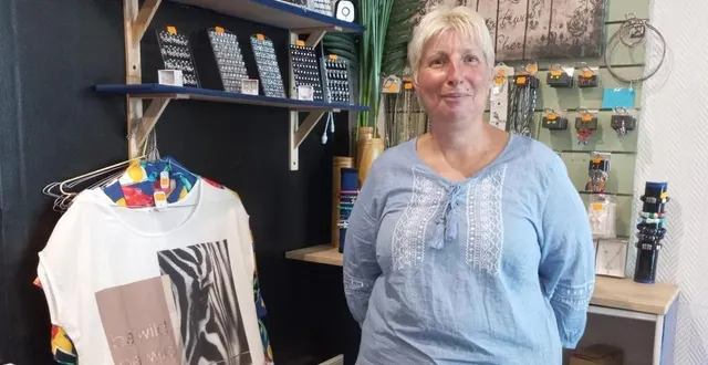 photo  la priorité de valérie rolland, proposer des articles neufs ou d’occasion à prix très abordables.  &copy;  le maine libre 