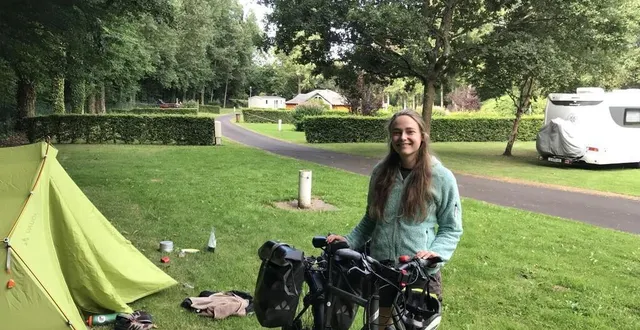 photo  elisa va parcourir près de 9 000 km en cinq mois pour rejoindre la croatie.  &copy;  ouest-france 