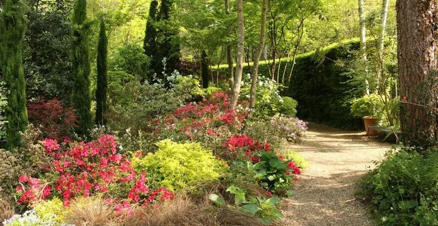 photo  le jardin du petit-bordeaux propose une succession de tableaux qui se découvrent au fil des saisons.  &copy;  photo le maine libre 