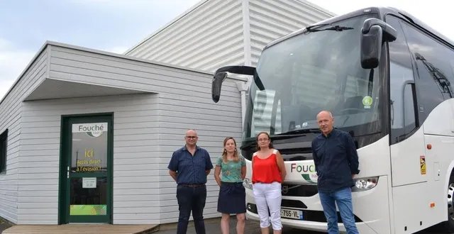 photo  saint-varent, vendredi 22 juillet. le groupe fouché travel, mené par olivier fouché, (à droite) sort presque indemne de la crise sanitaire.  &copy;  co – valentin baudin 