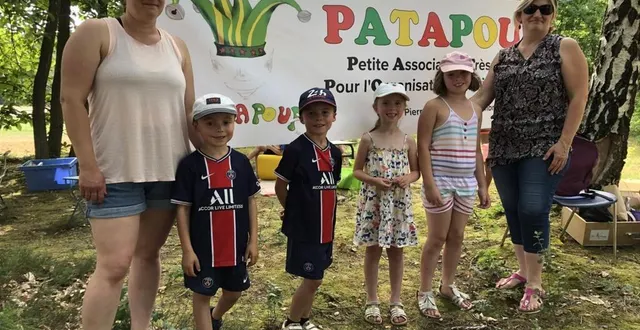 photo  patapouf, lors de sa participation à lombr’en fête, le 18 juin, avec ses membres mobilisés.  &copy;  le maine libre 