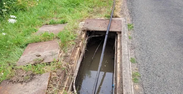 photo  un câble de réseau internet et téléphonie a été coupé ou volé dans la campagne d’avezé, il y a une semaine.  &copy;  mairie avezé 